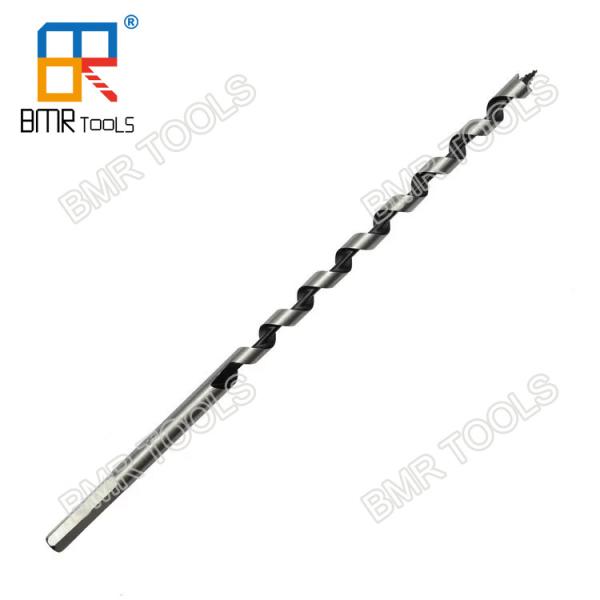 BMR TOOLS 230mm Length Carbon Steel Hex Shank Hollow Wood Auger Drill Bits for
