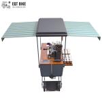Waterproof Street Vending Coffee Bike Cart With Disc Brake