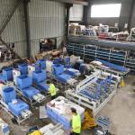 90*90 mm Pallet Block Machine in Lithuania for European Pallet