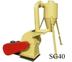 China DEXI CE ISO Home Farmer Wood Hammer Mill Machine SG40 7.5KW factory
