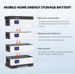 Fast Charged Lifepo4 Energy Storage Powerwall Solar Battery 51.2v 800ah 40kwh