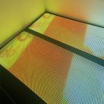 p6RGB Color LED Transparent Film Screen Indoor / Outdoor Display Video Screen