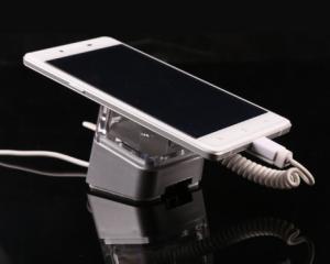 China COMER anti-shoplifting display alarm magnetic holder cell phone stand with charging factory