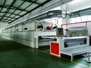 China Finishing Heat Setting Stenter Machine Gas Direct Heating 3 - 12m / Min factory