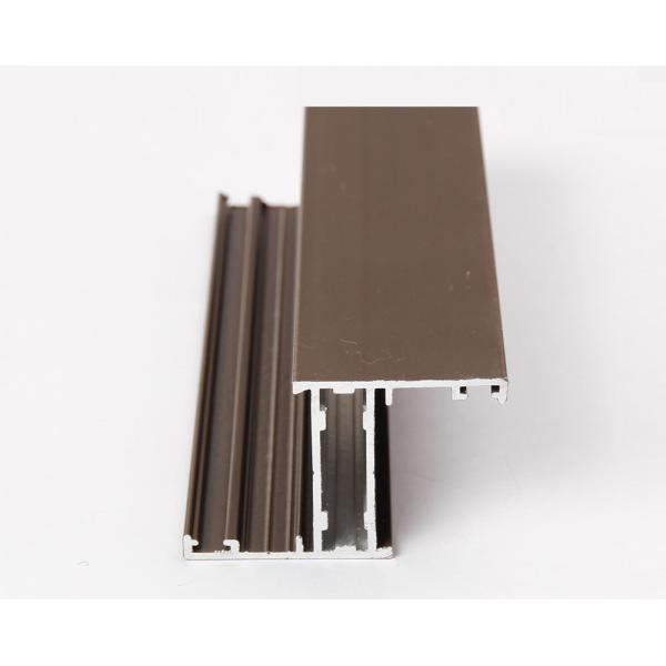 6063-T5 Sand Powder Coated Aluminum Extrusions Broken Bridge Aluminium Section