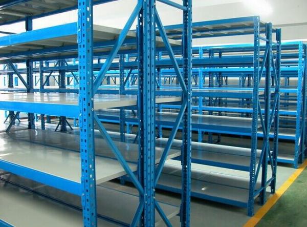 Q235 Metal Medium duty rackings Shelving max 800kg/level long span shelving,