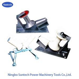 10kn Aluminum Or Nylon Cable Pulling Roller With One Way Structure