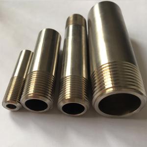 China Light Weight Titanium Precision Parts Customized Titanium Threaded Tube factory