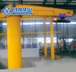 3T Column cantilever crane with Effective cantilever 5m usd indoor or outdoor