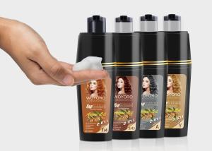 China 400ml 2 In 1 Cover White Gray Hair Dye Color Shampoo factory