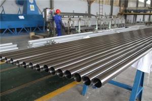 China Polished Welded Stainless Steel Pipes 410 446 0.1mm - 3.0mm Thickness factory
