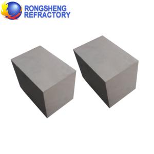 China Fused Cast A High Alumina Refractory Brick For Throat / Dam / Conner factory