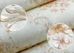 Damask Interiors Europe Wallpaper , Soundproof British Style Wallpaper with