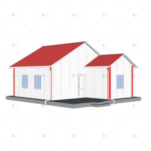 China Heya-2B01-A China 2 room sandwich panel house best selling prefab building factory factory