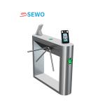 Semi Automatic Tripod Turnstile Gate With Face Recognition / RFID Card Reader