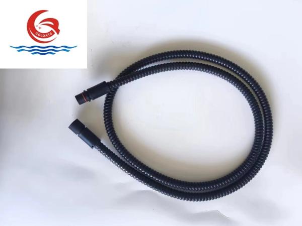 1.5m Engine Heater Cable IP44 Black 16A Low Temperature Resistance Corrugated