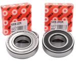 FAG 6206 Sealed Deep Groove Ball Bearing ID 30mm Thin Wall For Industrial