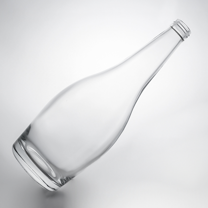 Glass Beverage Bottle for Champagne Brandy and Whisky 750ml Super Flint Material