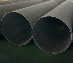 China Grade 12 Titanium Pipe , Condenser Pipe Heat Resistance ASTM B861 WT0.5mm-10mm factory