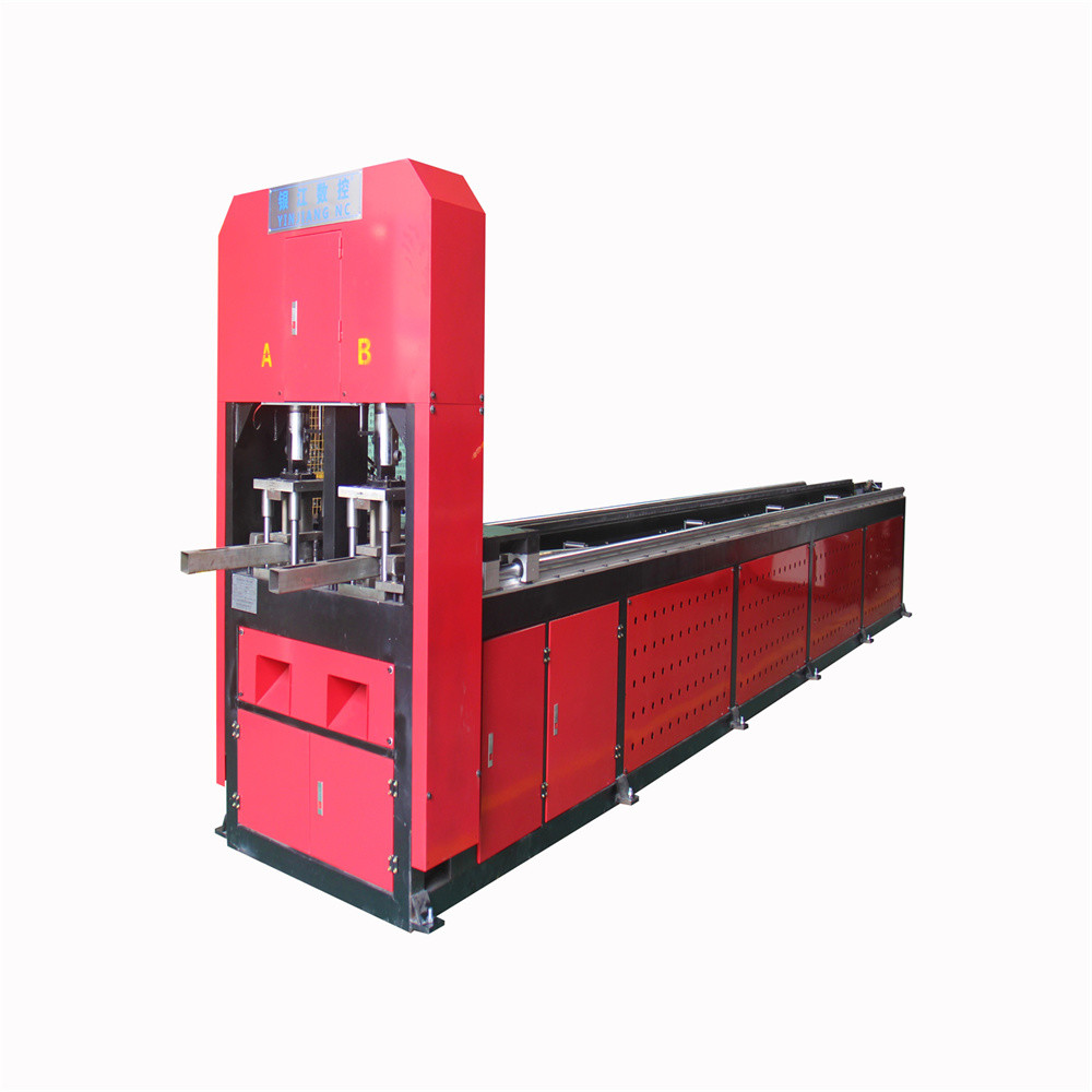 2500kg Automatic 6 Meter Hydraulic Blue Punching Press Machine For 5mm Metal Cutting Processing