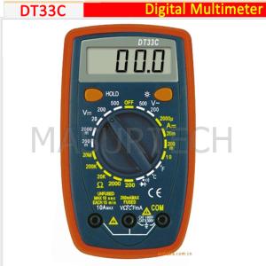 China 3 1/2 Digital Multimeter 200mV-500V DT33C factory