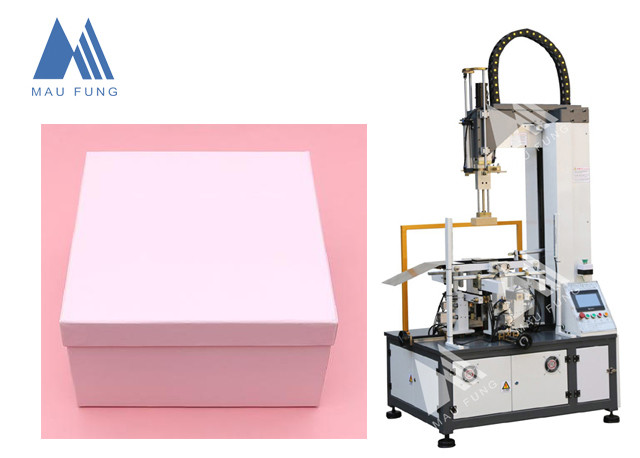 Semi Auto Gift Box Cover Gluing Machine Rigid Box Making Machine MF-SCM500