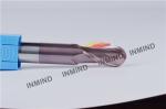 AlTiN Coating Long Ball End Cutter , HRC50 Ball Nose High Speed Steel End Mill