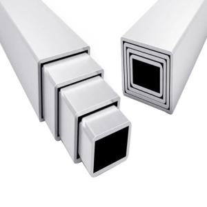 China 3000 Serise Square Aluminium Tube Rectangular Aluminium Pipe factory