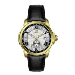 China Black Stainless Steel Mens Watch , Mens Stainless Watches 5ATM factory