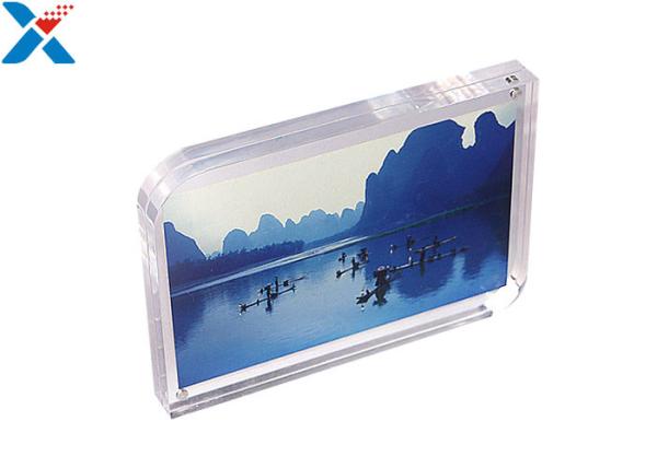 5x7 Size Clear Acrylic Picture Frames , Double Sided Acrylic Frame Free Sample