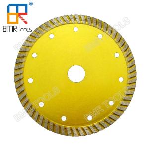 China Diameter 105mm in 20mm hole size diamond circus turbo blade for ceramic wet cutting factory
