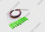 1×8 Steel Tube SC/APC Mini Fiber Optical Cable Splitter