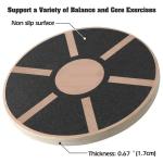 Fitness Curvy Baby Children Wooden Wobble Balance Board