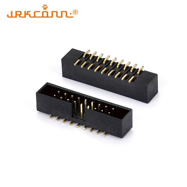 China 2.54MM Pin Header Box Header Connctors SMT Type Pin Male Header Dual Row factory