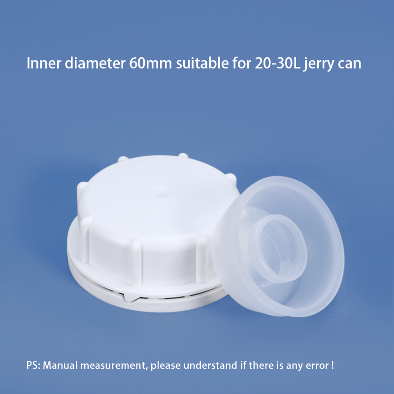 53mm Plastic Cap Blue Screw Cover Lid For 10L Jerry Can With Childproof Tamper Cap