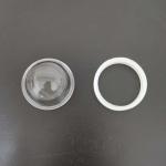 50Mm Led Glass Lens , Road Lamp / Led Street Light Module With Metal Holder