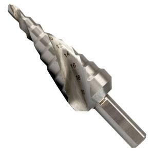 China Inch Size HSS Spiral Grooved Step Drills factory