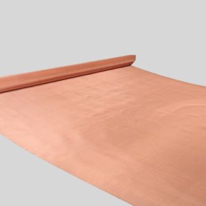 Plain Woven Copper Wire Shielding Fabric 4 Mesh - 200 Mesh For Wall Sound