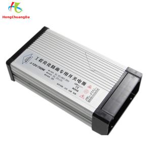 China 700W LED Module Power Supply Constant Voltage LED Driver 12v Outdoor Rainproof factory
