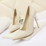 3088-2 Korean Fashion Pointed Shallow Mouth High Heels Nightclub Was Thin Sexy