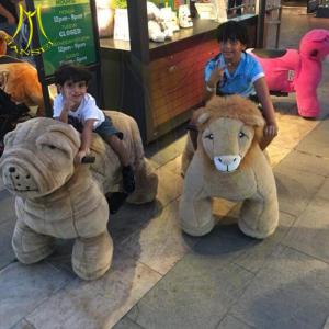 China Hansel amusement park walking electric kids car electric animal scooter factory