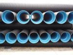 Black HDPE Underground Electrical Conduit Plastic Pipe Low Temperature