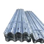 Highway Guardrail Roadway Safety Crash Barrier Hot Dip Galvanized With Zinc