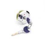 Chrome Plated Pin Tumbler Cam Lock , Pin Cylinder Lock CW 90 Degree