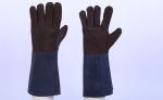 Welding Gloves Two-Layer Full Cowhide Welding Gloves Thick Wear-Resistant And