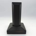 Precision Investment Casting Matte Black Square Glass Spigot for Stainless Steel