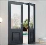 Minimalist Design Waterproof Aluminum Alloy Casement Doors For Swing Opening