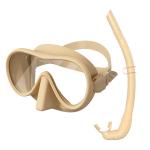 2024 CE Certified Single Tempered Glass Diving Gear Set for Adult Swimming