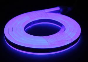 China Double Sides Lighting LED Neon Flex Rope Light 12V Input LED Neon Rope Light waterproof Blue light factory