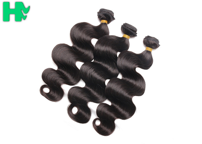 8-30 Inch Remy Hair Extension Peruvian Hair / Brazillian Body Wave Human Hair Bundles
